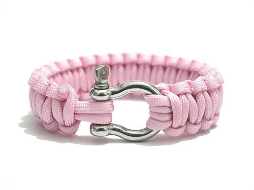 stainless-D-shackle-Paracord-Survival-Bracelet-outdoor-military-pink-br20.jpg